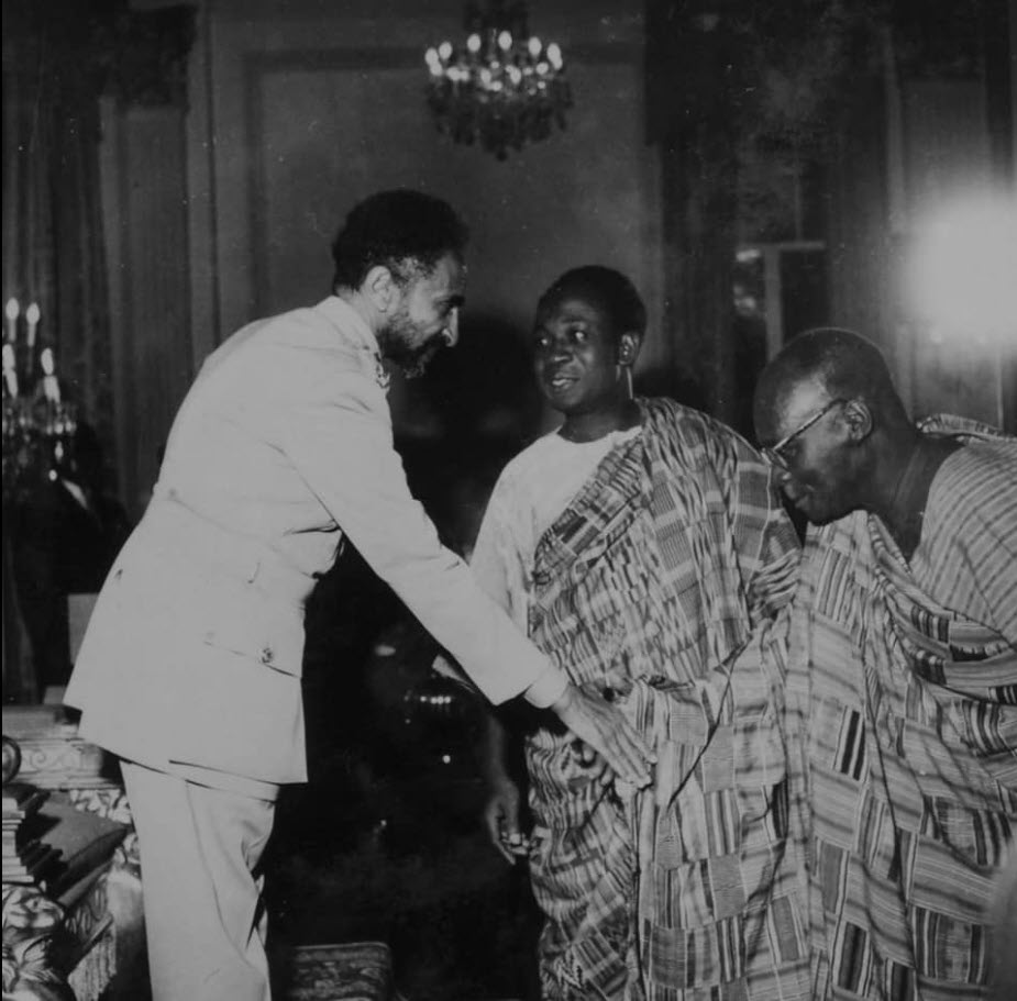 Emperor Haile Selassie I in Palace